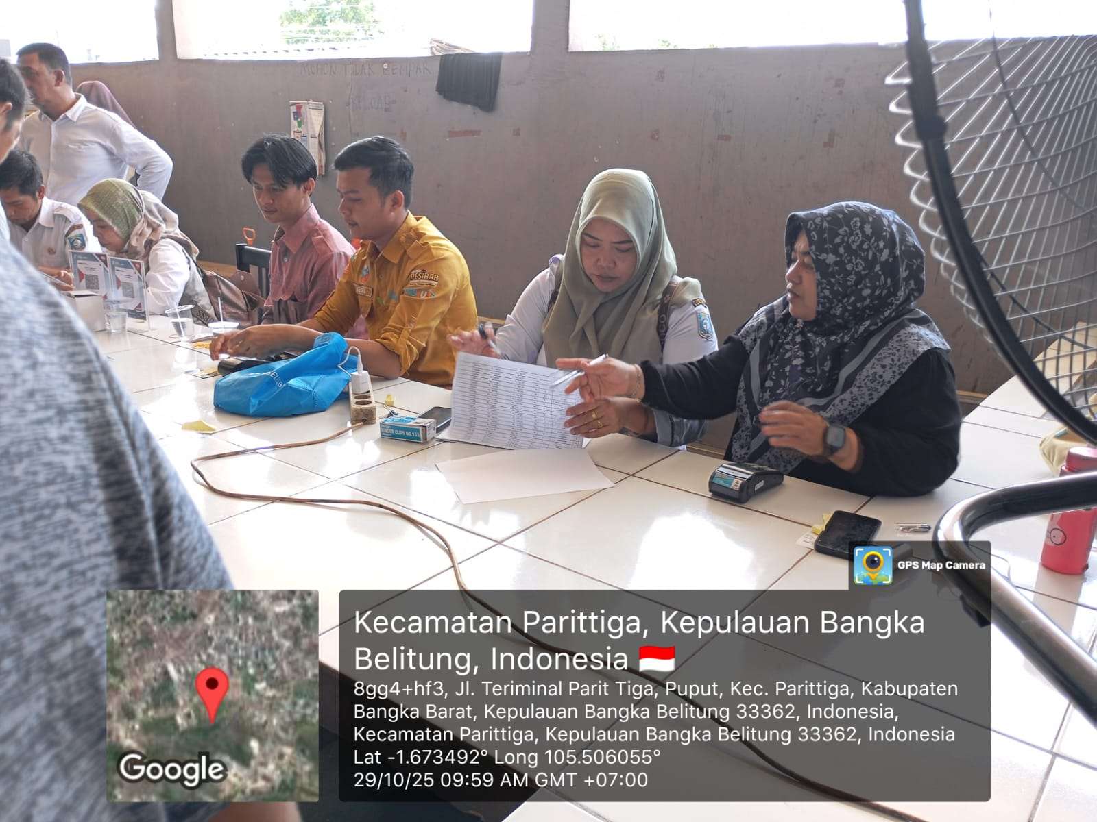 Pemungutan Retribusi dan Pendataan Alat UTTP Pasar Parittiga 