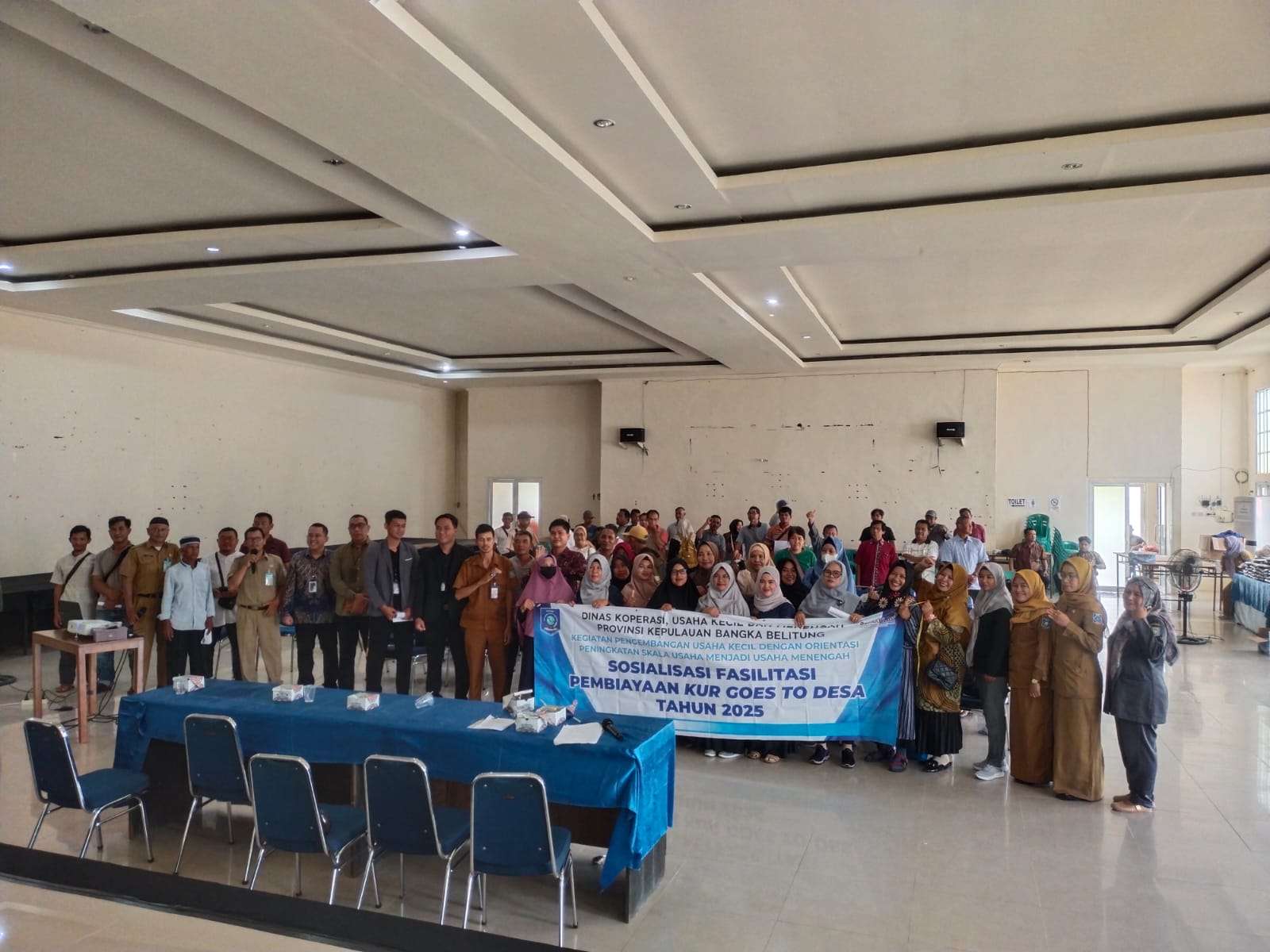 Foto Kegiatan Sosialisasi Fasilitas Pembiayaan KUR Goes To Desa Th 2025