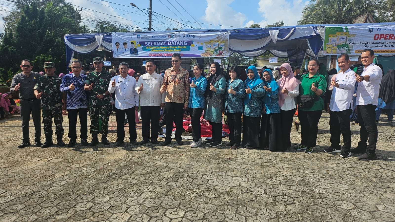 Operasi Pasar murah di Kecamatan Simpang Teritip