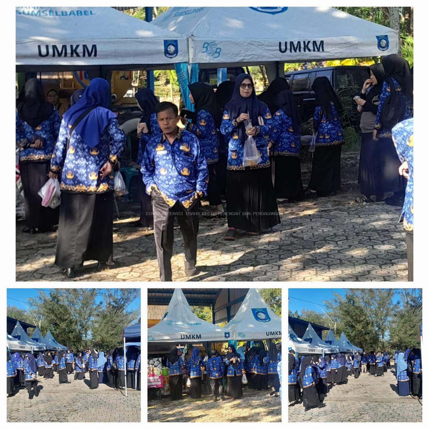 Diserbu Pembeli dengan Mengangkat Tema Pasar UMKM yang dilaksanakan Di Halaman Parkir DKUP Pemkab Babar Produk UMKM Ludes Terjual Dalam Waktu Dua Jam
