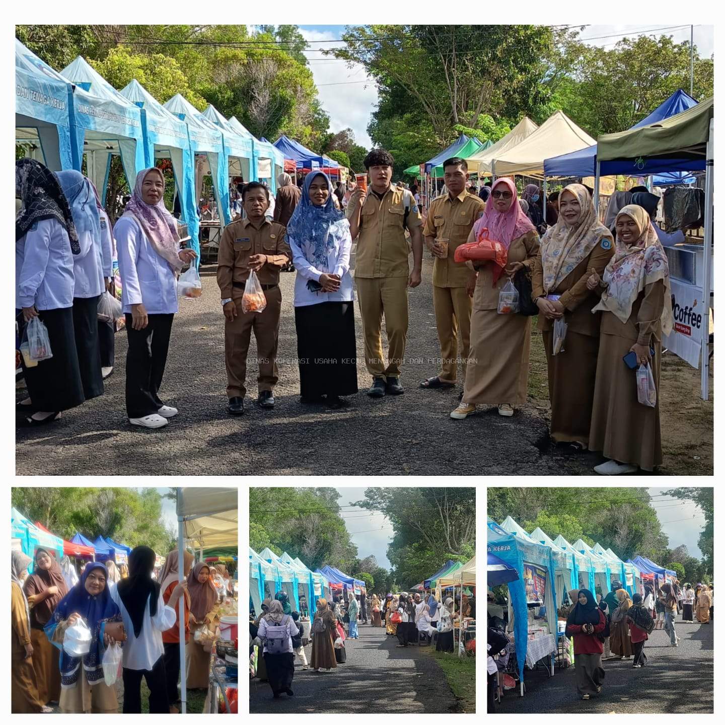 Pasar UMKM Dinas Koperasi Usaha Kecil Menengah dan Perdagangan Kabupaten Bangka Barat Hadir Di Depan Graha Aparatur Pemkab Bangka Barat