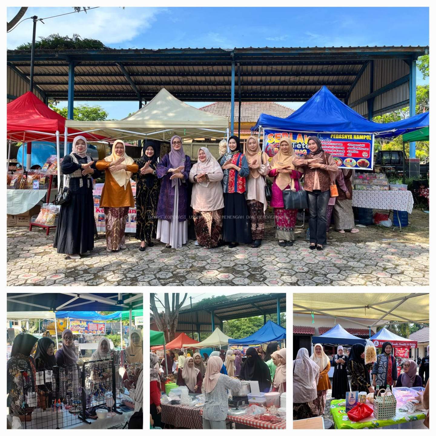 PESONA PASAR UMKM DINAS KOPERASI USAHA KECIL MENENGAH DAN PERDAGANGAN KAB. BANGKA BARAT MENJADI MOMENTUM UMKM NAIK KELAS